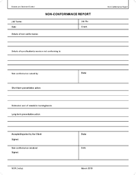 Basic NCR Form