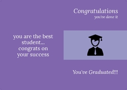 You've Graduated!!
