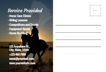 Animal&pets-company-postcard-3 Back