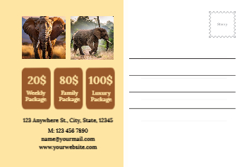 Animal&pets-company-postcard-6 Back