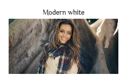 Modern white