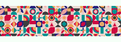 Color Burst Pattern Front