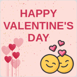 Happy Valentine's Day page