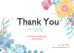 Thankful Note Outside