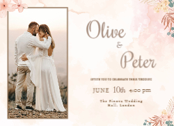 Wedding Invite Outside