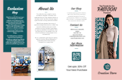 Fashion Brochure Front