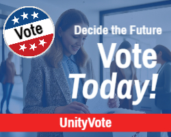 Vote Here Single Side